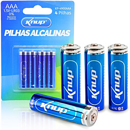 Pilhas Alcalinas Knup 2 Unidades Aa 1.5v-lr6 Kp-2900AA - LBL Distribuidora