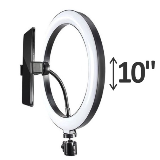 Iluminador Ring Light 10 Polegadas Hoopson