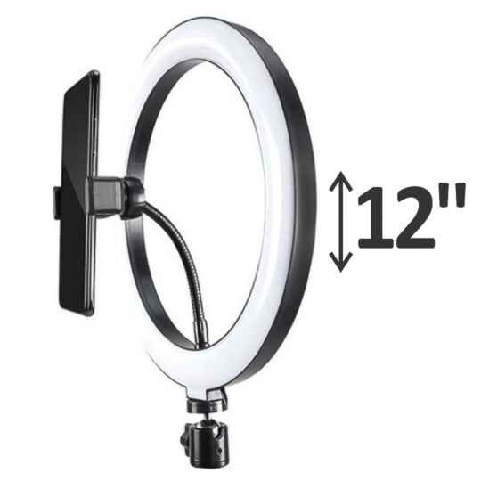 Iluminador Ring Light 12 Polegadas Hoopson