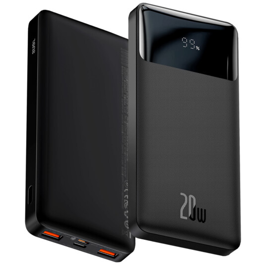 Carregador Portátil Bipow Digital Display Power Bank 10000mAh 20W Preto PPBD10K-X Baseus