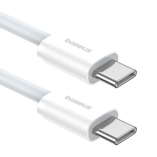 Cabo Tipo C para Tipo C Superior Series 2 Fast Charging Data Cable 100W 2m Branco Baseus 