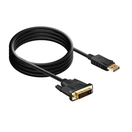 Cabo Displayport para DVI 1,80 metros Macho + Macho - LT-207