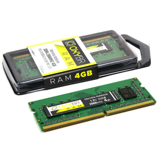 Memória Ram Notebook OxyBR DDR4 4GB 2666MHz - Signa