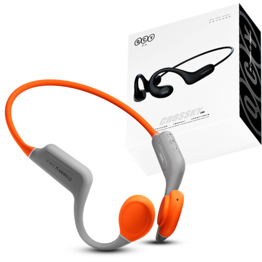 Fones de ouvido Bluetooth 5.3 QCY T25 Crossky Link Esportivo Laranja - BH23QT25A