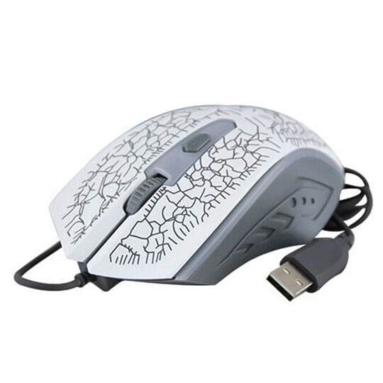 Mouse Gamer USB com Led Havit Gaming Series HV-MS736 - Branco