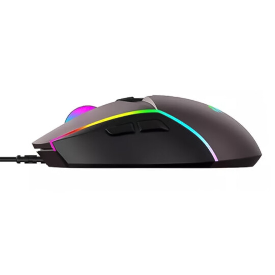 Mouse Gamer USB com LED RGB Havit Gaming Series MS1028 - Preto+Marrom