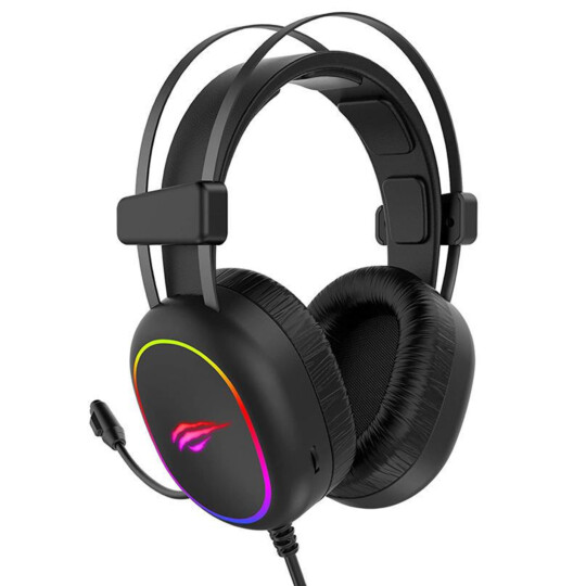 Headset Gamer com Fio e Microfone Havit Gaming Series Led H2016D - Preto