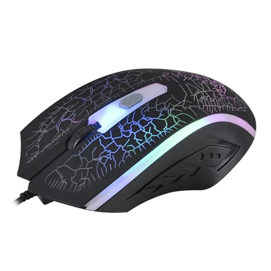 Mouse Gamer USB com Led Havit Gaming Series HV-MS736 - Preto