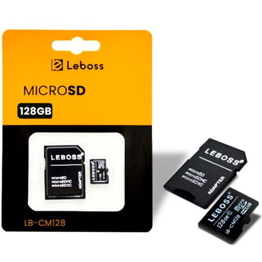 Cartão De Memória 128Gb Micro SD/TF LEBOSS - LB-CM128