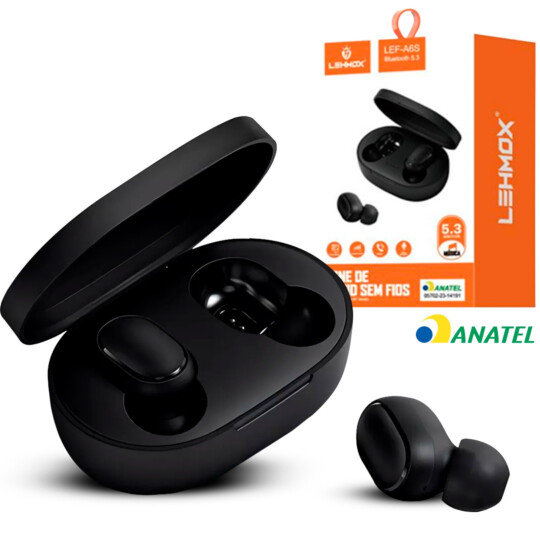 Fone De Ouvido Bluetooth Tws Airdots LEHMOX - LEF-A6S