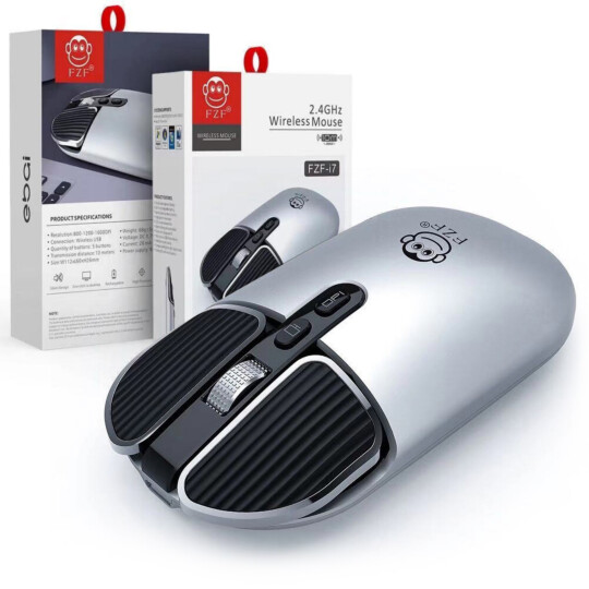 Mouse Sem Fio Wireless 2.4ghz Recarregável Com Dpi Ajustável Ebai - FZF-I7