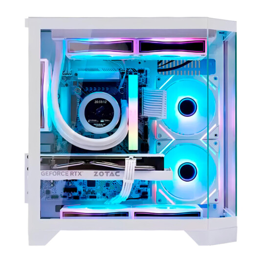 Gabinete Gamer Neptune Mini MetalRed M4 Sem Fans - Branco