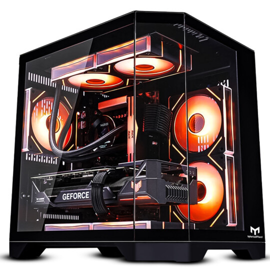 Gabinete Gamer Neptune Mini MetalRed M4 Sem Fans - Preto