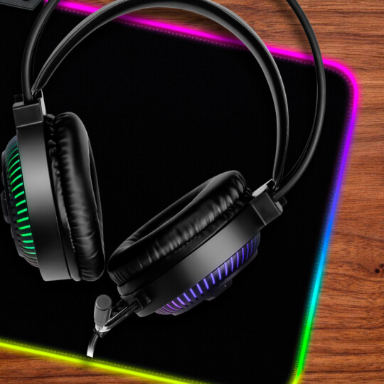 Fone de Ouvido Headset Gamer c/ Fio USB Xtrike-ME GH-510 RGB