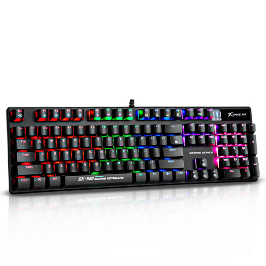 Teclado Mecânico Gamer Xtrike-ME GK-980 RGB Switch Azul  ANSI