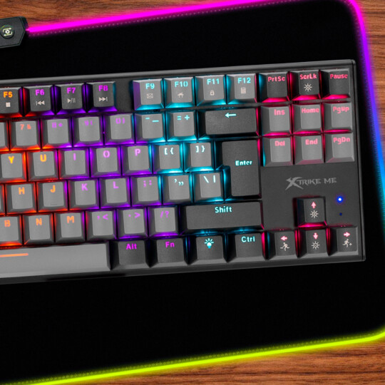 Teclado Mecânico Gamer RGB Xtrike-ME GK-989A Switch Red ANSI