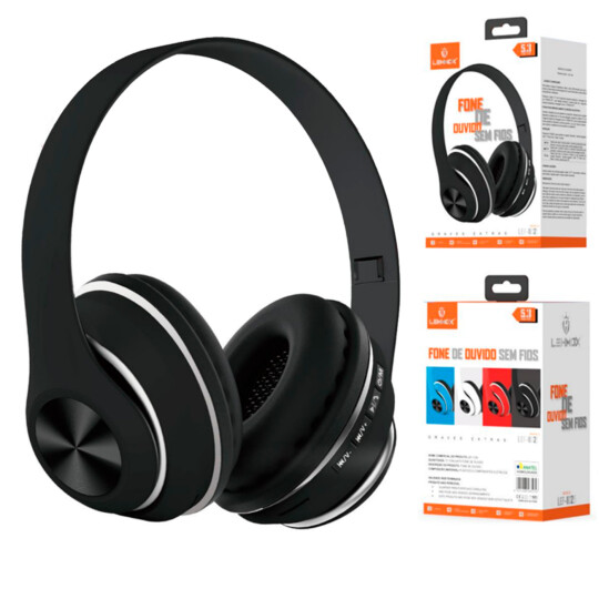 Headphone Bluetooth 5.3 sem Fio Estereo LEHMOX - LEF-1025