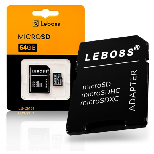 Cartão De Memória 64gb Micro Sd/tf Leboss - LB-CM64