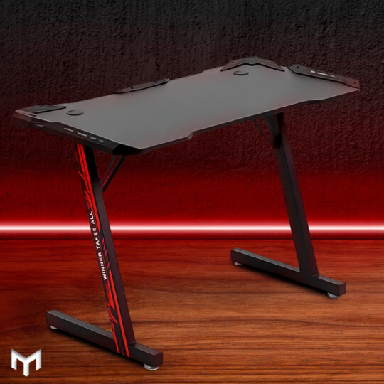 MESA GAMER METAL RED M6007 - 80X60X75CM