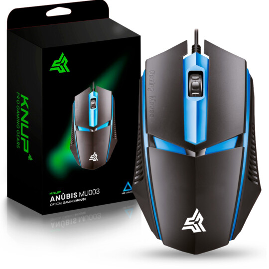 Mouse Gamer Led Usb 2.0 3 Botões 1200dpi Knup - KP-MU003