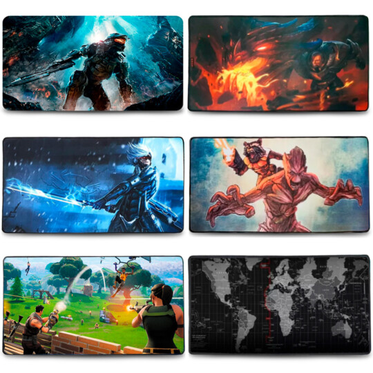 Mouse Pad Gamer Extra Grande 800x400mm Estampado KNUP - KP-S09