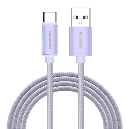 Cabo USB C Rocoren Micai Series USB A para USB C 3A 1m - RCXCAT-MC05