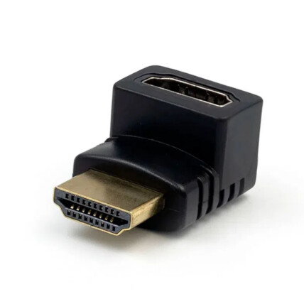 Conector Adaptador HDMI Macho/Fêmea 270 Graus Banhado A Ouro Exbom - 03125