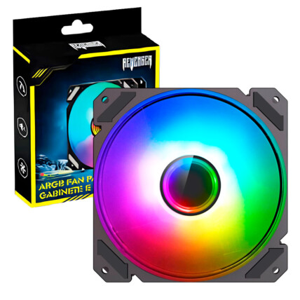 Cooler Fan 120mm Com Led Rgb Para Gabinete Pc Revenger - G-VR345