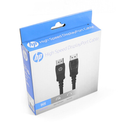 Cabo Displayport 4K 2 Metros Preto HP - DHC-DP01 