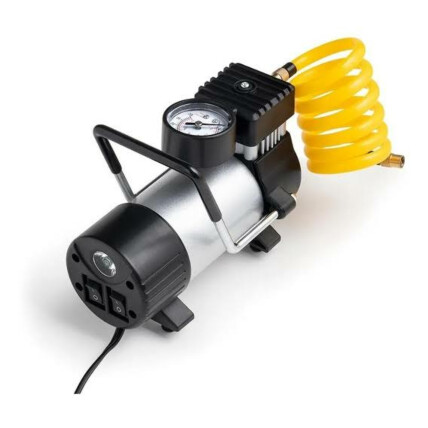 Compressor de Ar Automotivo 12v Cilindro Metálico 25 L/min 150 Psi com Bicos e Lanterna Integrada Multilaser - AU616