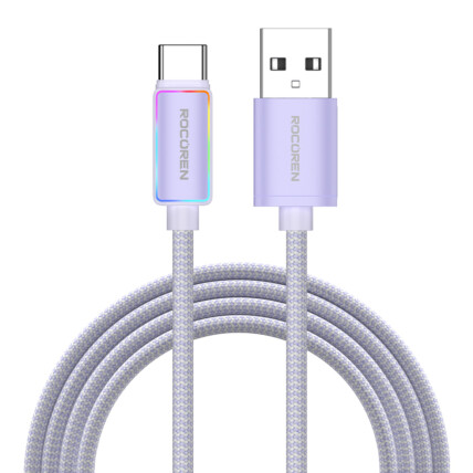 Cabo USB C Rocoren Micai Series USB A para USB C 3A 1m - RCXCAT-MC05