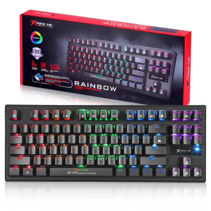 Teclado Mecânico Gamer 85% com Led Xtrike-ME GK-979 USB ANSI