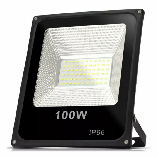 REFLETOR DE LED BRANCO FRIO SMD 100W 6500K LUX POWER - TR-100WBF