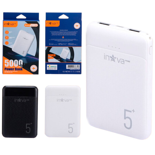 Power Bank Carregador Portátil Slim 5.000mAh 2 Usb INOVA - KV-11260