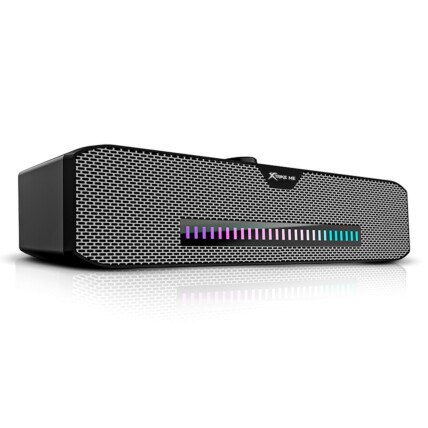 Caixa de Som Soundbar Gamer Xtrike-ME SK403 para PC Aux RGB