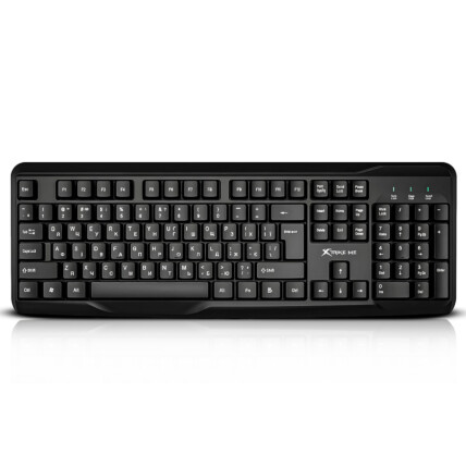 Teclado com Fio USB Office Xtrike-ME KB-229 Padrão ANSI