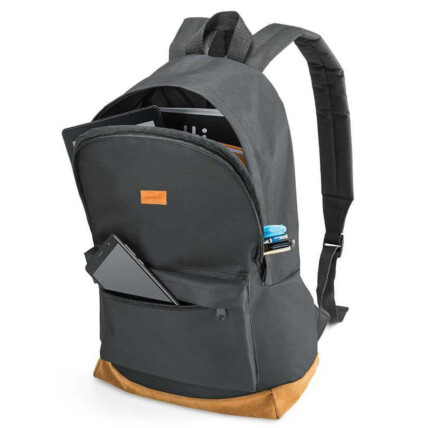 Mochila Backpack Para Notebook Preta E Marrom Até 15.6 Pol Multilaser - BO407