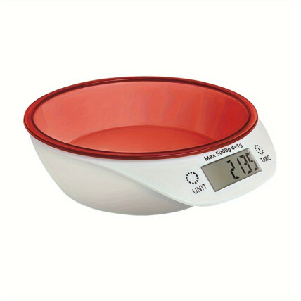 Balança Digital de Cozinha com Bandeja 5KG com Display - ZD-9