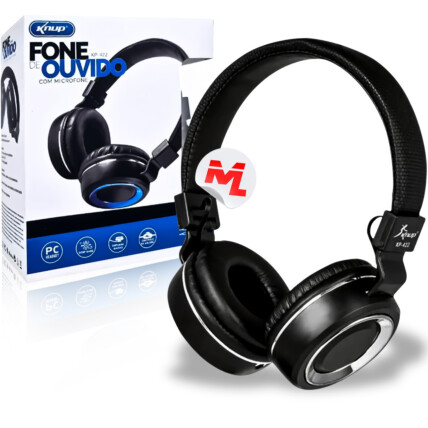 Fone de ouvido sem fio V8 Bluetooth, fones de ouvido com microfone,  auscultadores audiófilos, fone de