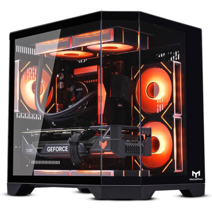 Gabinete Gamer Neptune Mini MetalRed M4 Sem Fans - Preto