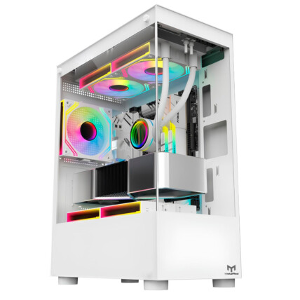 Gabinete Gamer Stellar Mini MetalRed M8 Sem Fans - Branco