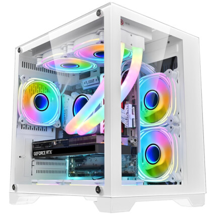 Gabinete Gamer Orion MetalRed M7 Sem Fans - Branco