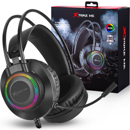 Headset Gamer com Fio RGB Xtrike-ME GH-509 estéreo para PC 