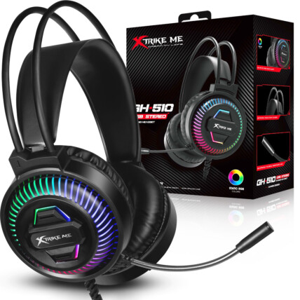 Fone de Ouvido Headset Gamer c/ Fio USB Xtrike-ME GH-510RGB