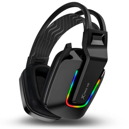 Headset Gamer com Fio Over-ear RGB Xtrike-ME GH-712 Preto 