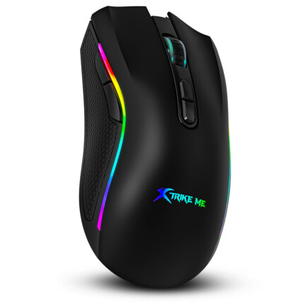 Mouse Gamer Xtrike-ME GM-314 BK Preto USB com RGB 7200dpi 