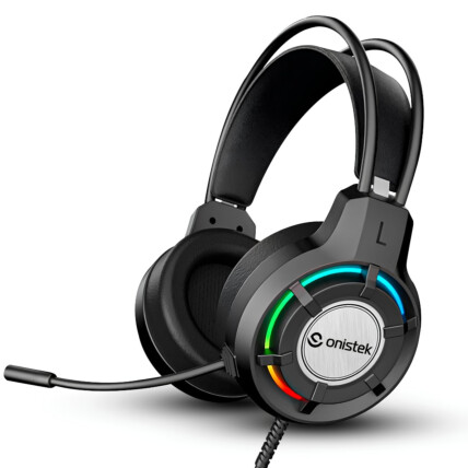 Headset Gamer com Microfone e Iluminação LED P3 ONISTEK - ON-FN637