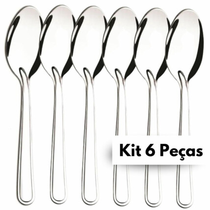 Kit Garfo Inox 12 Peças 19cm TOP ÚTIL - TOP0998 Mirão