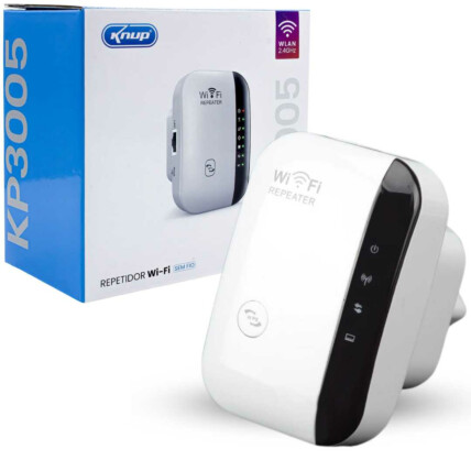 Repetidor de WIFI Wireless Sem fio 300M Knup KP-3005