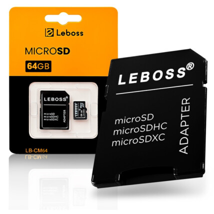 Cartão De Memória 64gb Micro Sd/tf Leboss - LB-CM64